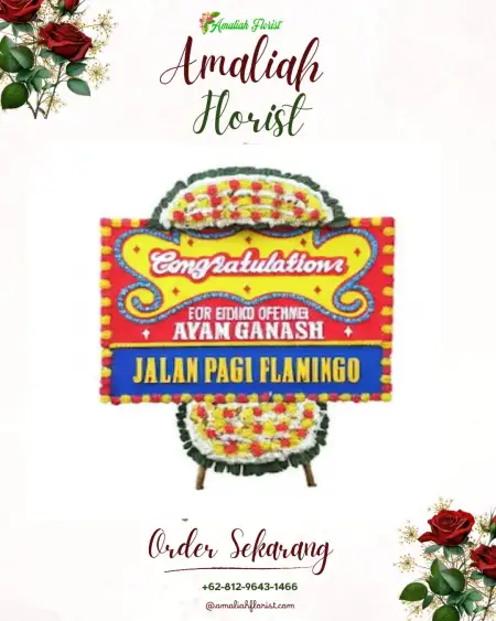 Sewa Papan Bunga Padarangin